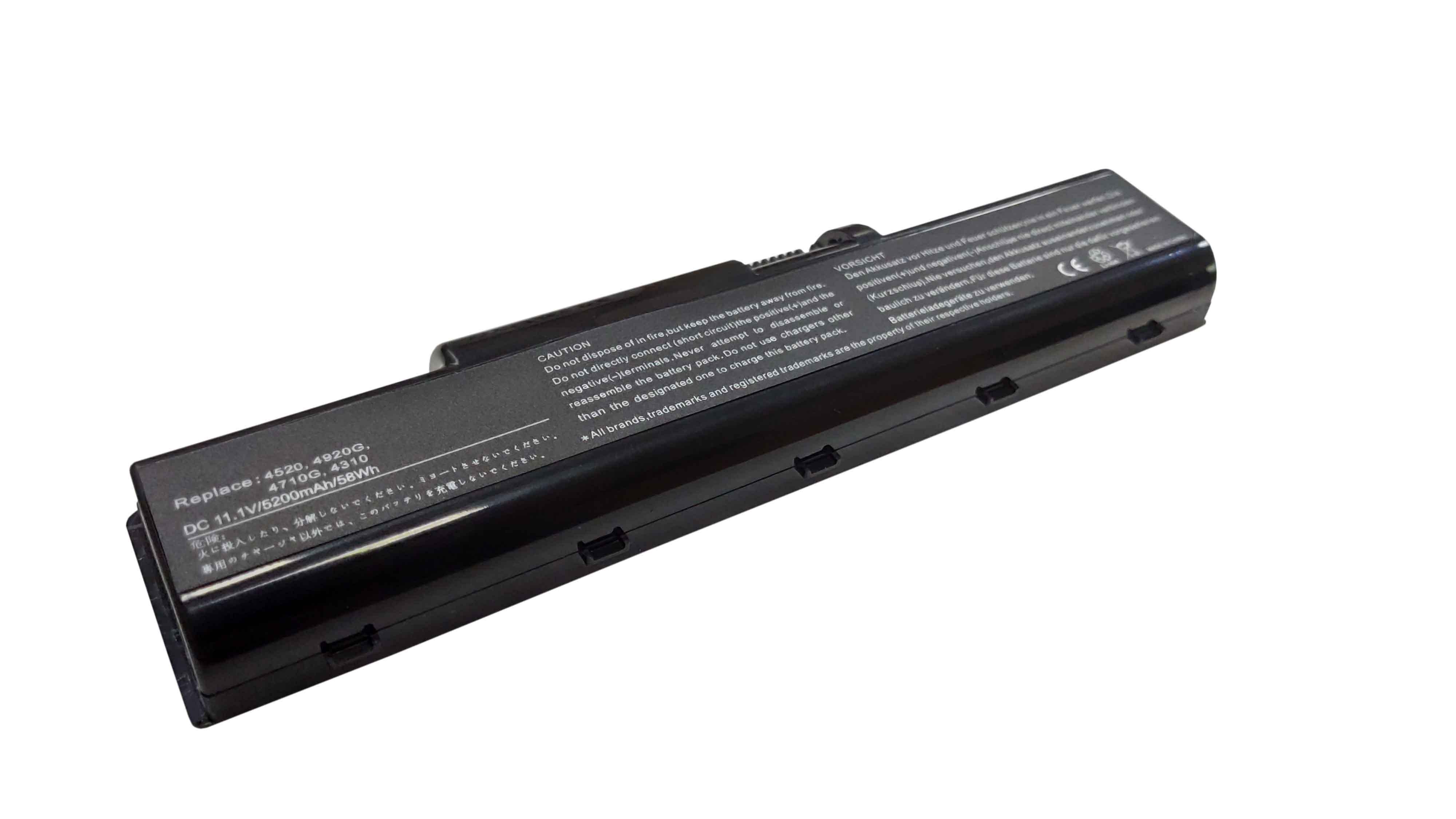 Акумулятор для ноутбука Acer AS07A31 Aspire 2930 11.1 V Black 5200mAh OEM - фото 1