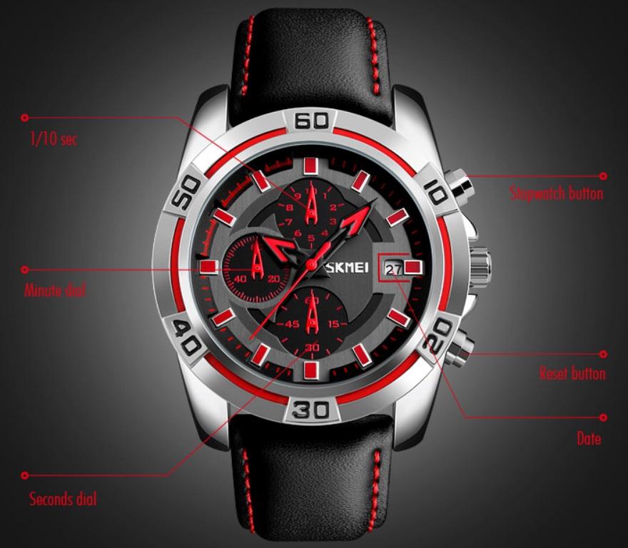 Чоловічий годинник Skmei 9156 - фото 3 Чоловічий годинник Skmei 9156 - фото 3