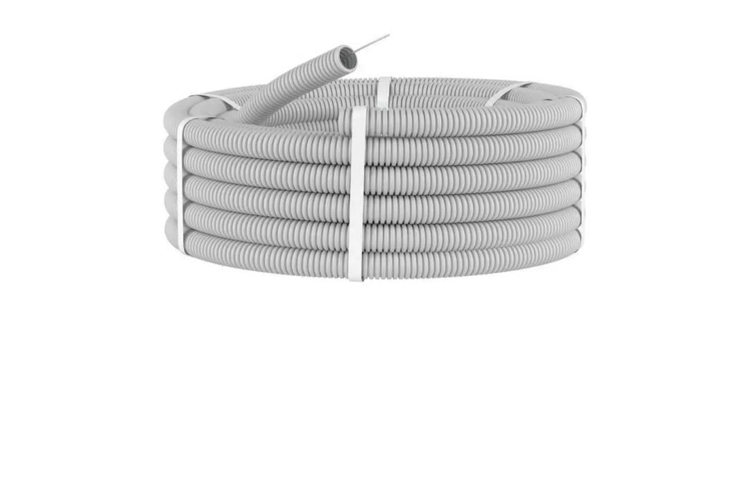 Гофротруба ПВХ Elcor ДКС Light з протяжкою гнучка 16 мм 10 м (120107)