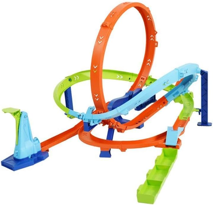 Игрушечный трек Hot Wheels Cycloneс Петля Испытания Гиперпетли (HTK16) - фото 3