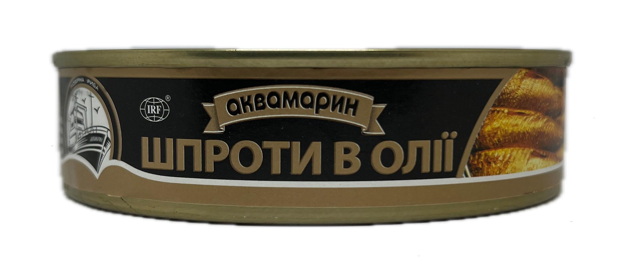 Шпроты Аквамарин в масле 150 г (8862191738208)