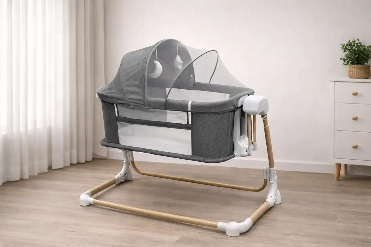 Кроватка-электрокачалка детская 08601 (2928799002) Кроватка-электрокачалка детская 08601 (2928799002)