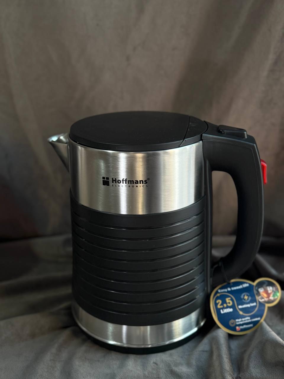 Електрочайник Hoffmans Electronics HM-2545-B 2000 Вт 2,5 л Чорний (HM-2545-B) - фото 1