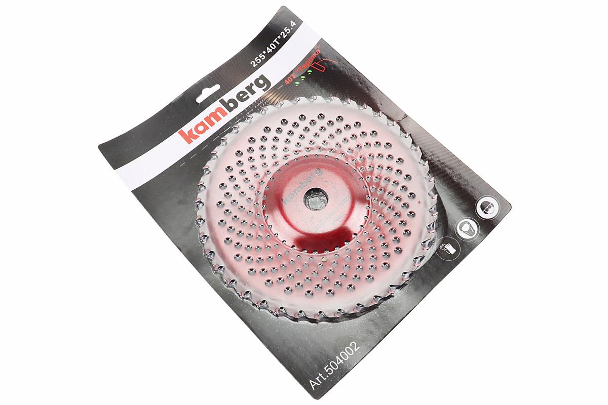 Ніж з побідитовими зубцями тарілка RED до мотокос 40Тх255 мм