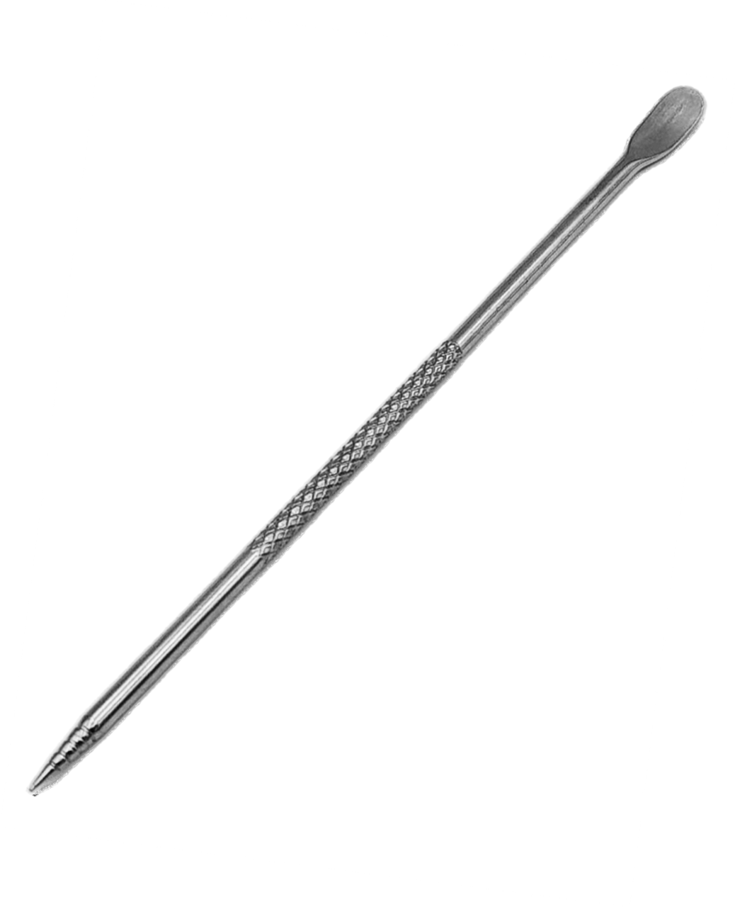 Кисточка для латте-арта VD Coffee с рифленой ручкой из нержавеющей стали (0012)