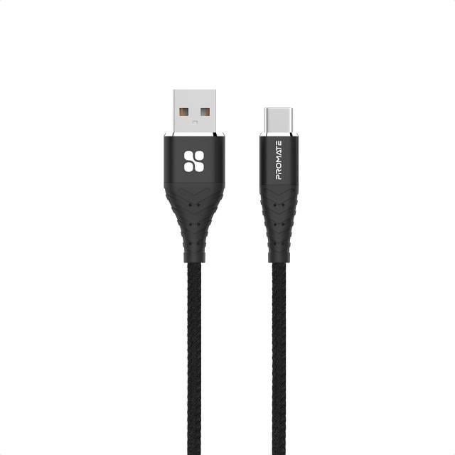 Кабель Promate сCord-1 USB/USB Type-C 3А 1 м Black