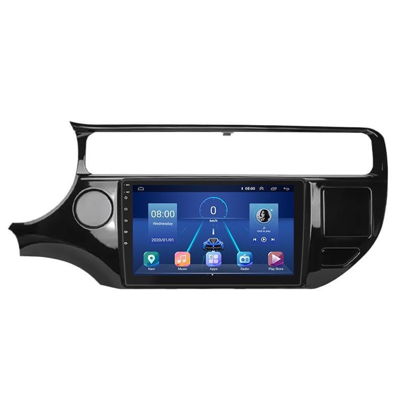 Автомагнитола штатная Lesko для Kia Rio III рестайлинг 2015-2017 9" 4/32Gb 4G Wi-Fi GPS Top MOB