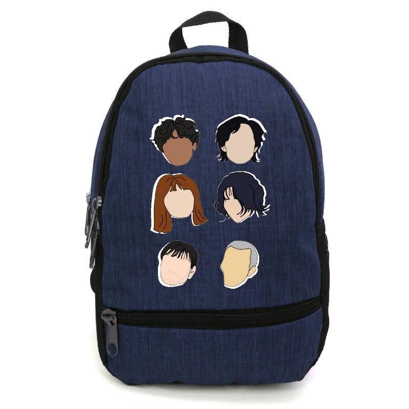 Школьный рюкзак подростковый Cappuccino Toys с принтом Игра в Кальмара sqd 006-blu 12,5 л Синий (1529788482) Школьный рюкзак подростковый Cappuccino Toys с принтом Игра в Кальмара sqd 006-blu 12,5 л Синий (1529788482)