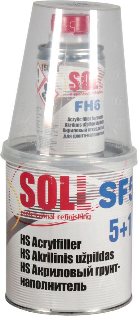Грунт SOLL HS 5+1 0,75 л 0,15 л Белый (SF5 W09)