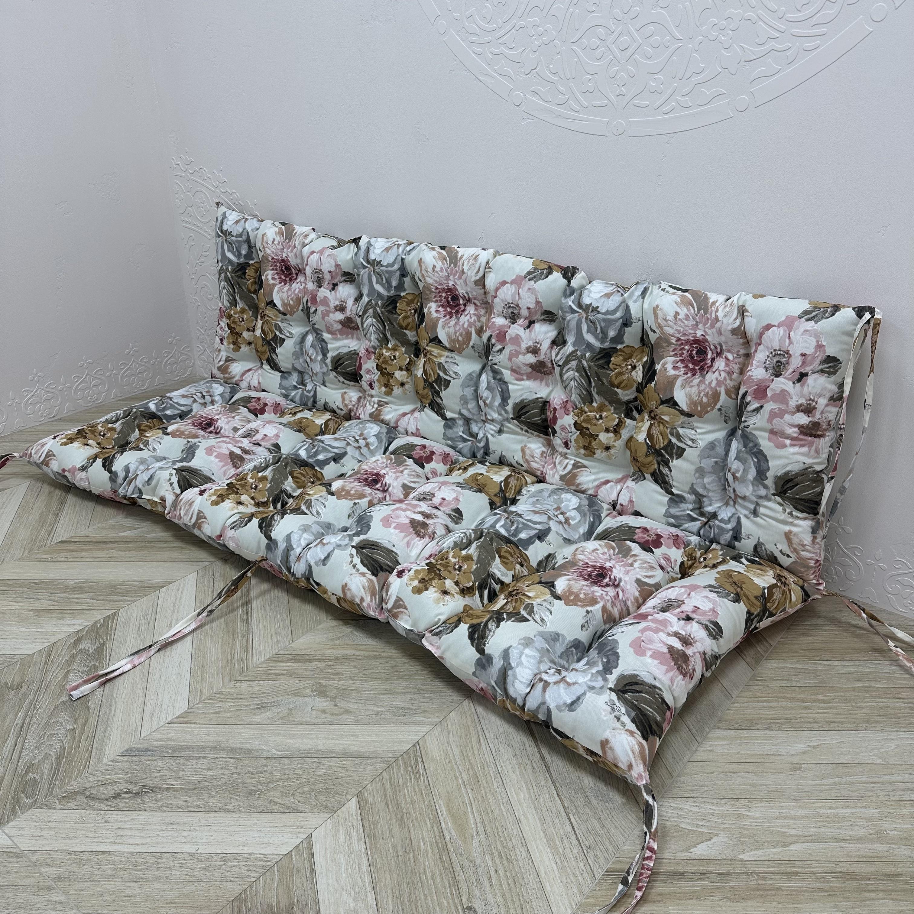Подушка Comfort Home Bouquet на піддони/гойдалки/каркаси/садові меблі 100х50х50 см