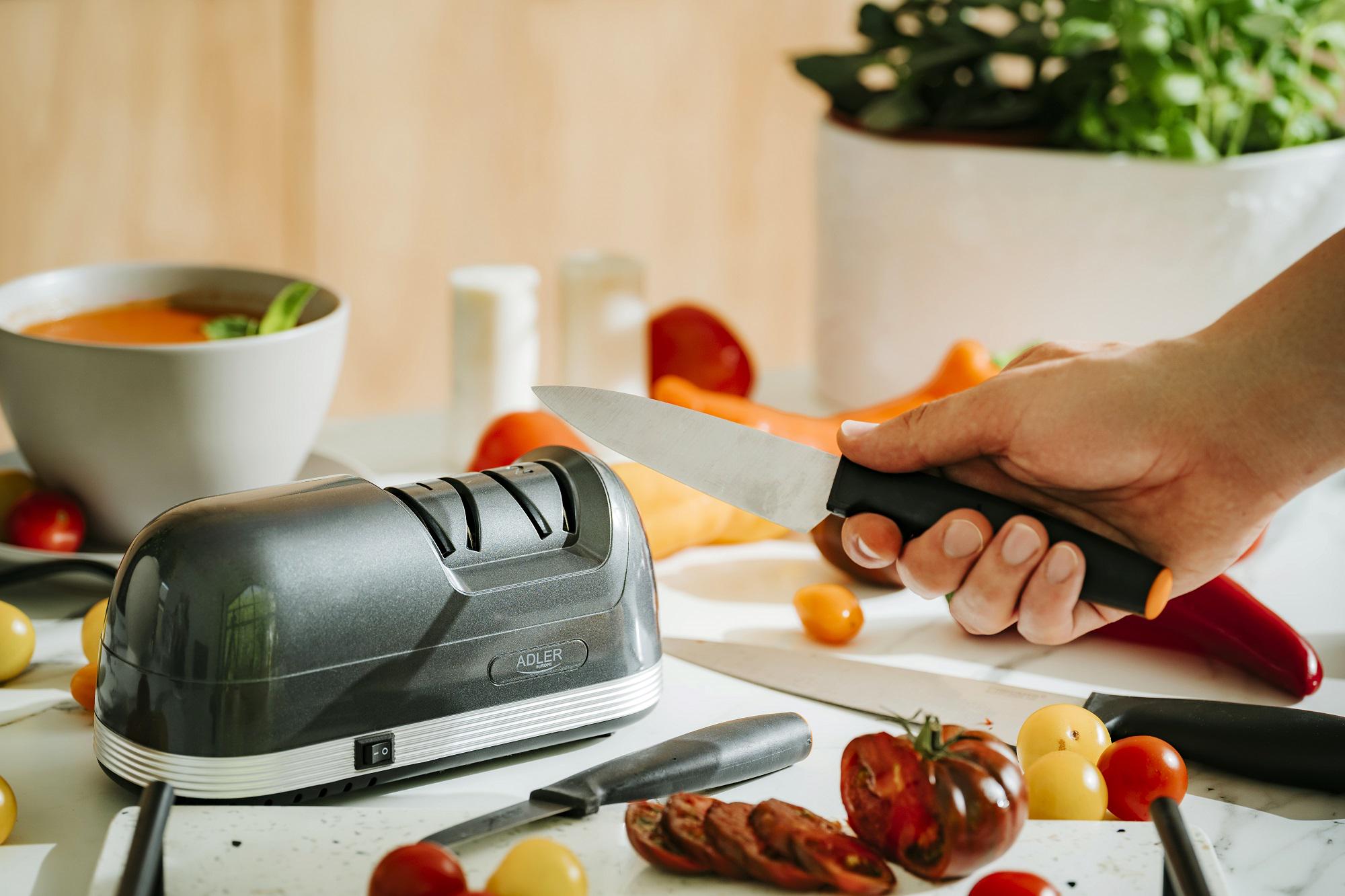 Точилка Adler AD 4508 электрическая для ножей - фото 11 Точилка Adler AD 4508 электрическая для ножей - фото 11