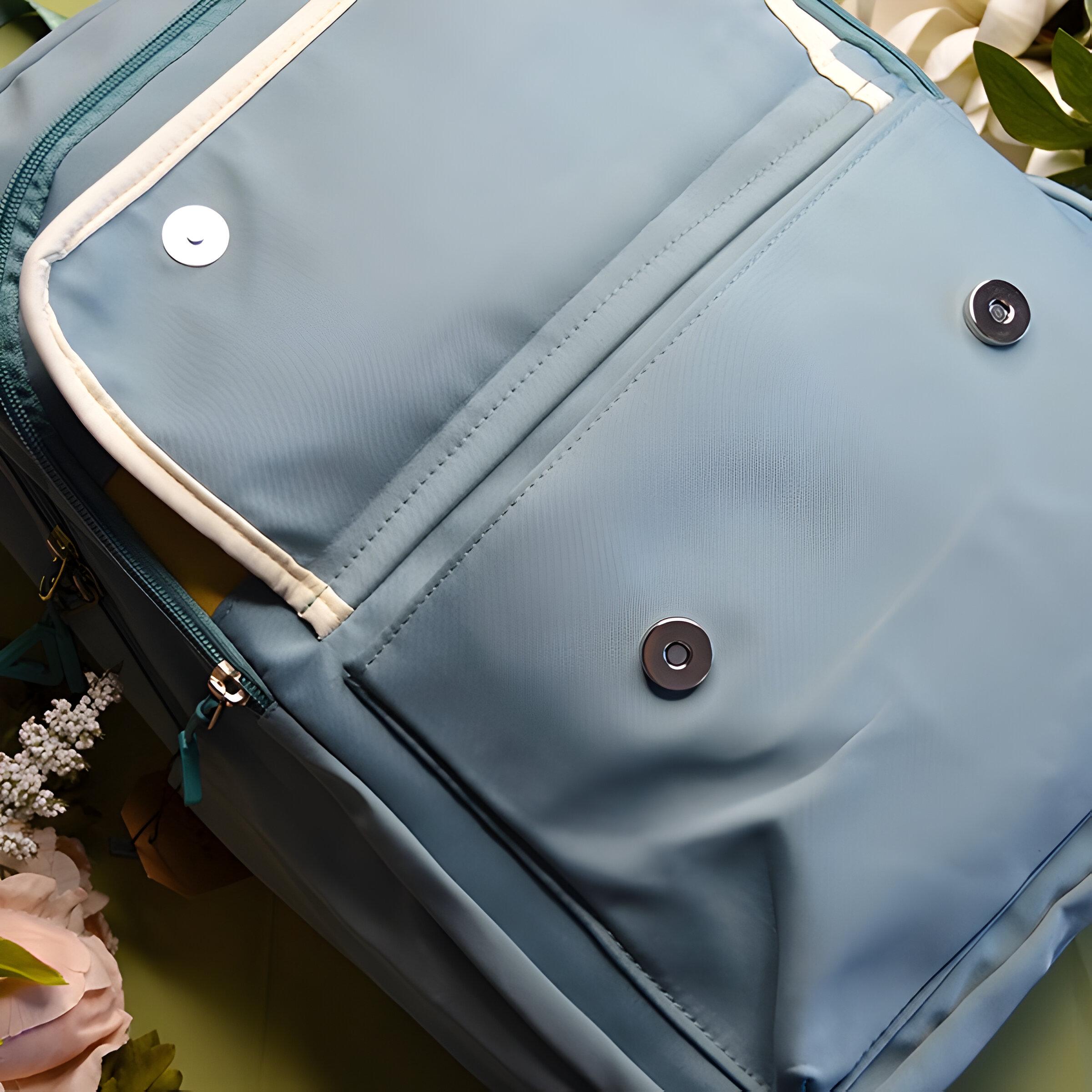 Шкільний рюкзак Love зі значками 30х43х17 см Бірюзовий (23-9) - фото 3