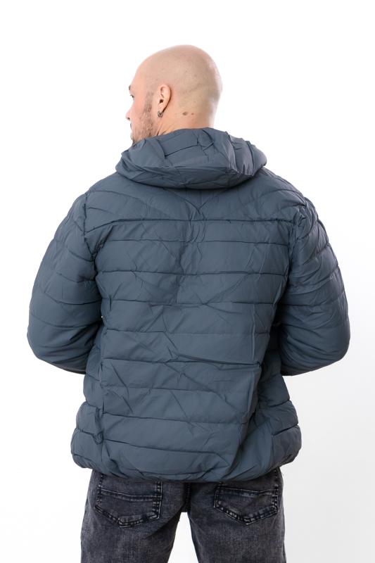 Куртка cтьобана демісезонна чоловіча з капюшоном Носи Своє р. 54 Темно-сірий​ (14280) - фото 3