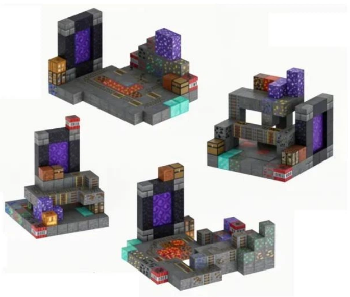 Конструктор магнитный minecraft Magnetic Cube 100 дет. кубики орбитальная станция 0285