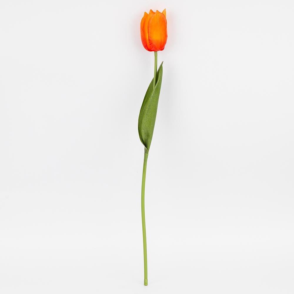 Искусственный тюльпан с эффектом живого прикосновения 45 см Оранжевый (2025-016) Искусственный тюльпан с эффектом живого прикосновения 45 см Оранжевый (2025-016)