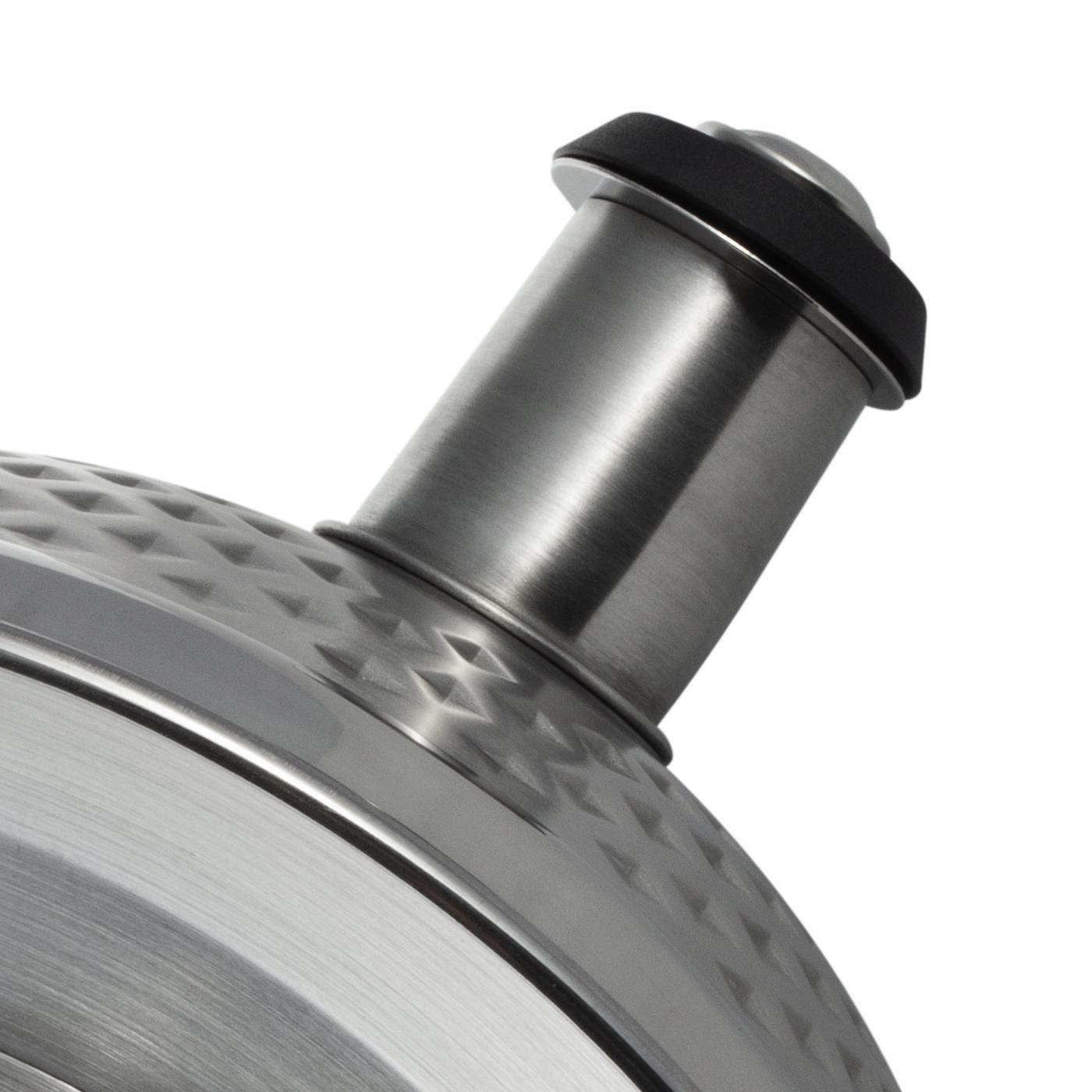 Чайник зі свистком та бакелітовою ручкою Ofenbach KM-100306 з нержавіючої сталі 2,7 л Сталевий (150-84-100306) - фото 5