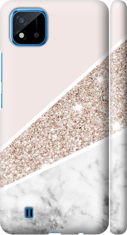 Чехол на Realme C20A Пастельный мрамор (4342m-2416-42517)