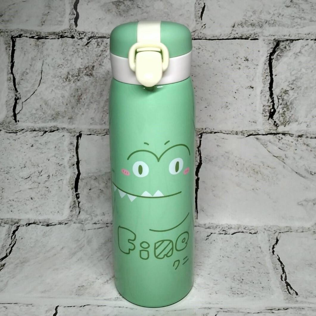 Термос детский с поилкой Крокодил 22х6,5 см 500 мл Зеленый (102-15-4) Термос детский с поилкой Крокодил 22х6,5 см 500 мл Зеленый (102-15-4)