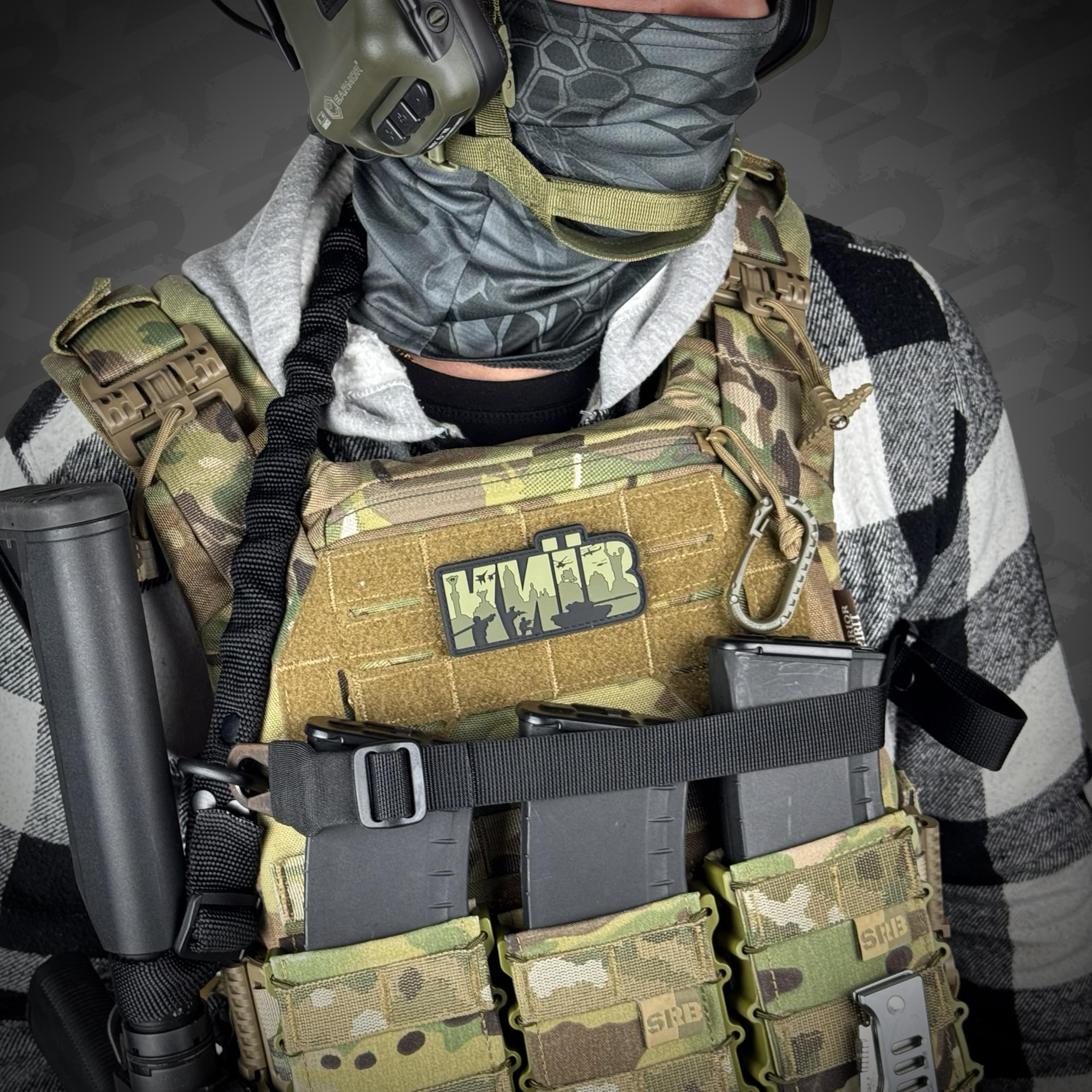 Ремінь для зброї одно/двоточковий еластичний Ragnarok FORSETI Чорний - фото 5