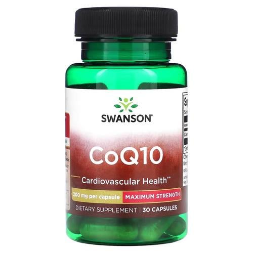 Коэнзим Q-10 Swanson CoQ10 200 мг 30 капс. (SWU034)