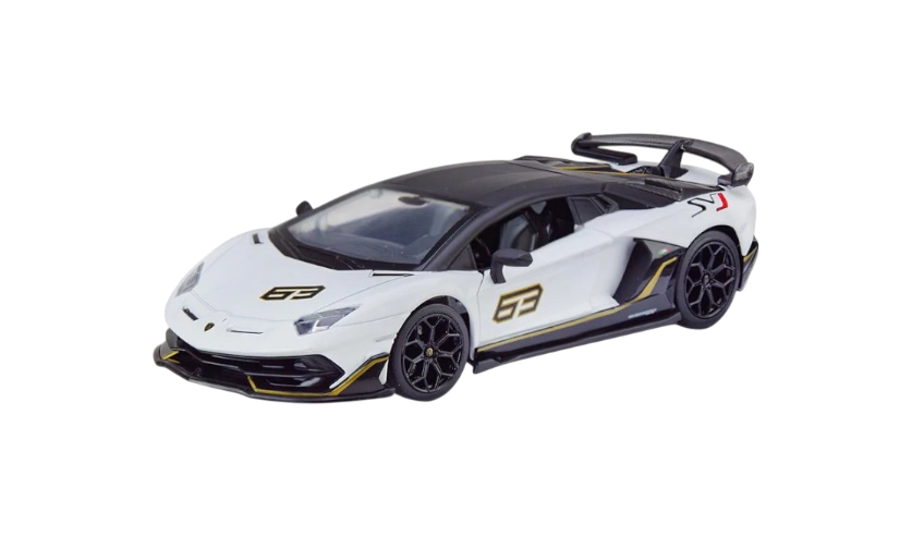 Машина металева Lamborghini SVJ 68269a в коробці 5x12x10 см (MTT-162368)