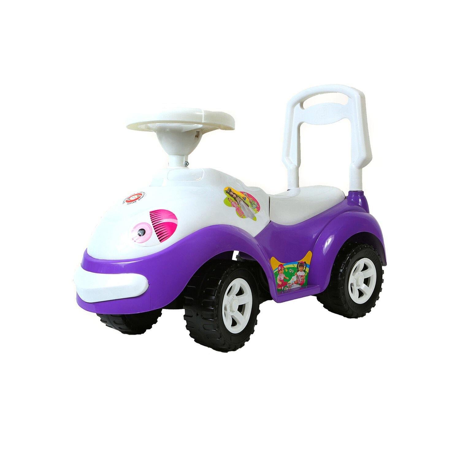 Машина-каталка Orion Луна багажник/спинка-ручка Purple/White (5156)