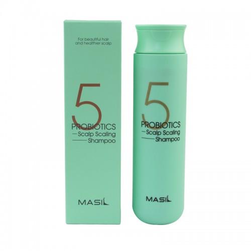 Шампунь глубокоочищающий с пробиотиками MASIL 5 Probiotics Scalp Scaling Shampoo 300 мл (1513346896) - фото 1