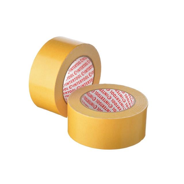 Скотч двухсторонний на тканевой основе Intertool 50 мм х 25 м (KT-0963)