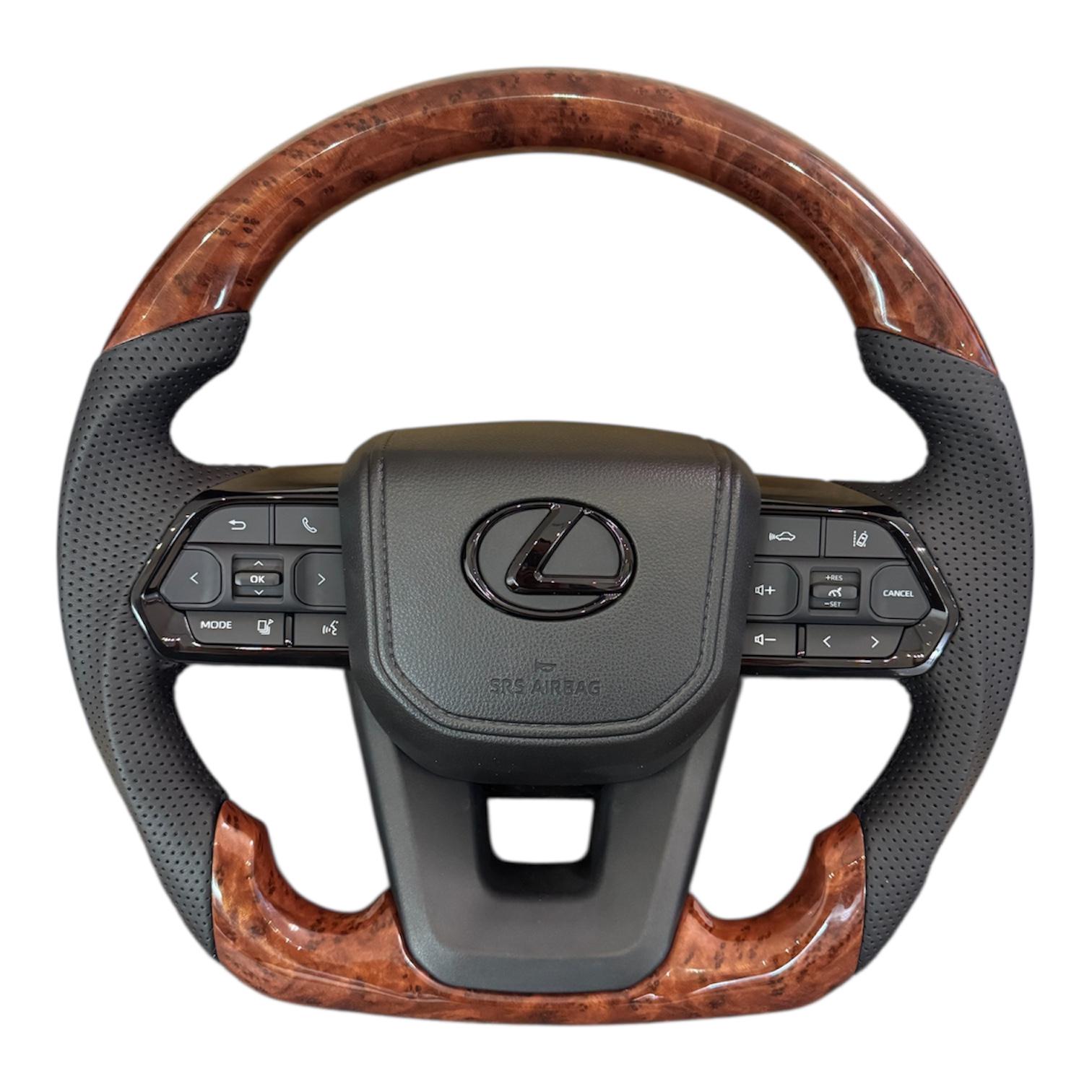 Кермо анатомічне для Lexus LX470/GX470 в сборі логотип чорний глянець (30386333)