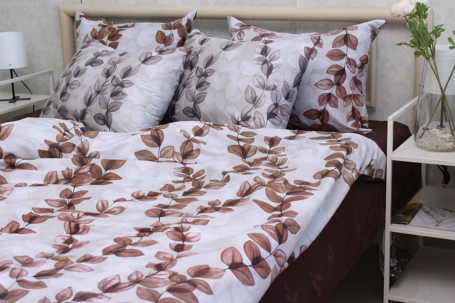 Комплект постільної білизни TAGtekstil Сатин Преміум євро наволочки 70x70 см (S543) - фото 5