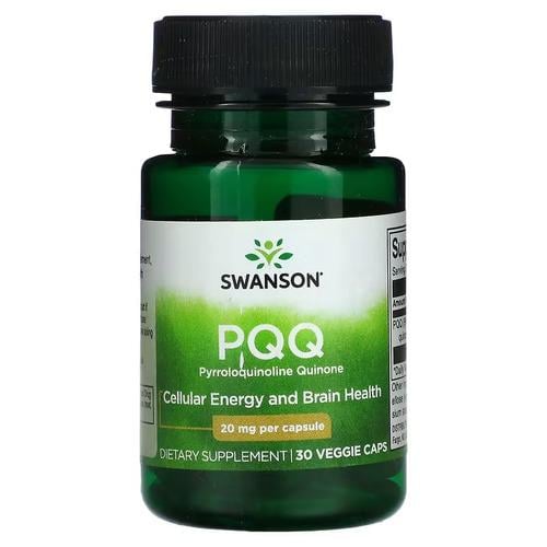 Пиролохинолинхинон PQQ Swanson PQQ Pyrroloquinoline Quinone 20 мг 30 капс. (SWU818)