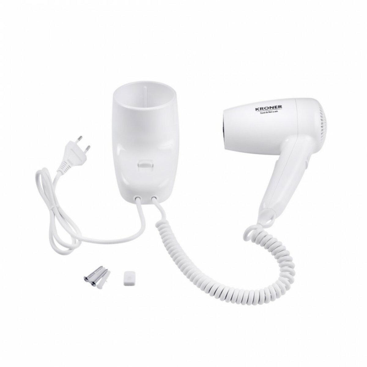 Фен настенный Kroner KRM UlM-ACP0901 1100W (TK-CV022833) - фото 3 Фен настенный Kroner KRM UlM-ACP0901 1100W (TK-CV022833) - фото 3