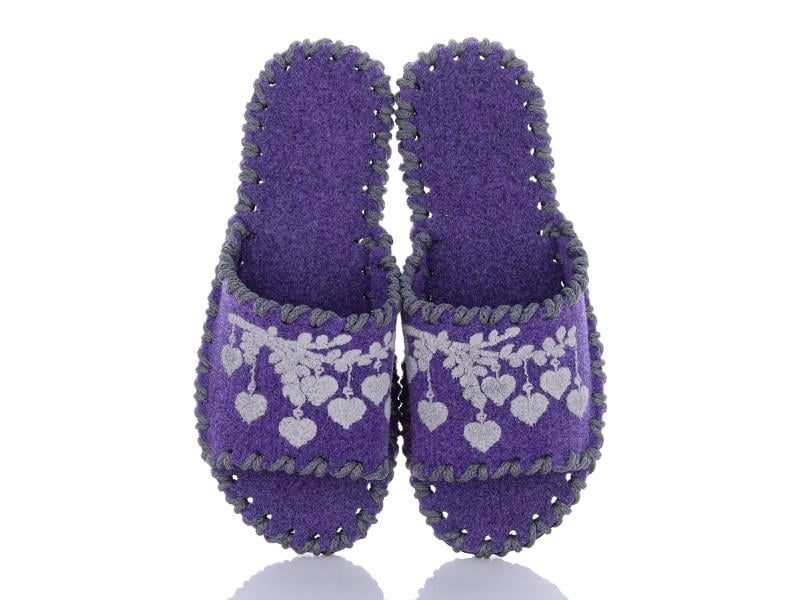 Тапочки фетровые женские VENDS 244 р. 36-37 Фиолетовый