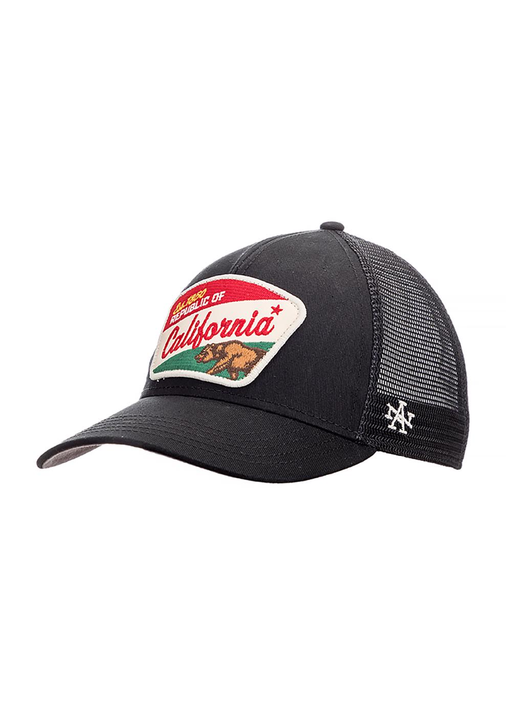 Кепка мужская AMERICAN NEEDLE CALI Valin side AN One size Черный (7dSMU679A-CALI One size)