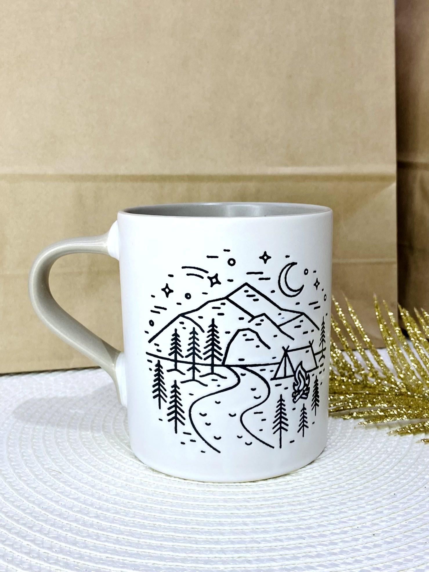 Чашка керамическая Trip Горы 500 мл