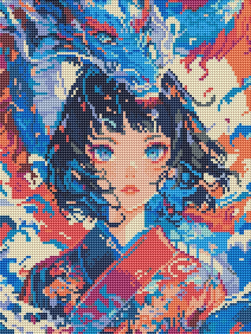 Алмазная мозаика Brushme Миссия самурая 30x40 см (DRBS53819)