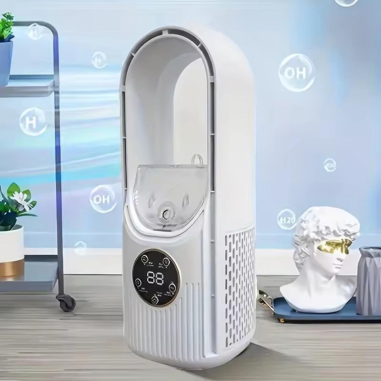 Вентилятор настільний Air Multiplier з функцією зволоження Білий (1010925-White-1) - фото 8 Вентилятор настільний Air Multiplier з функцією зволоження Білий (1010925-White-1) - фото 8