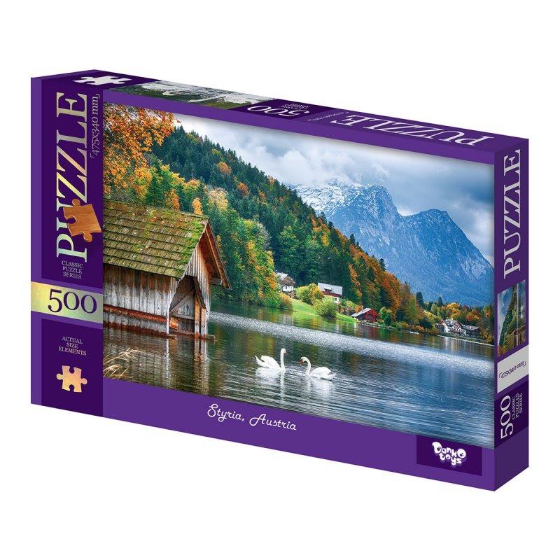 Пазлы классические Danko Toys Штирия Австрия 500 эл. Фиолетовый (IP-177-P-1197)