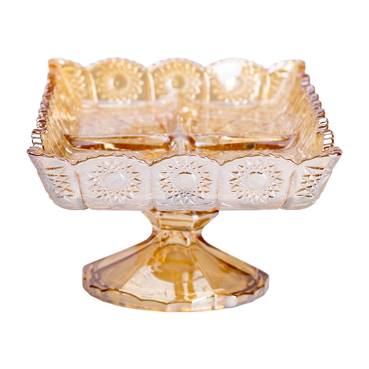 Фруктовниця скляна на ніжці 29х1,5х11 см - фото 4 Фруктовниця скляна на ніжці 29х1,5х11 см - фото 4