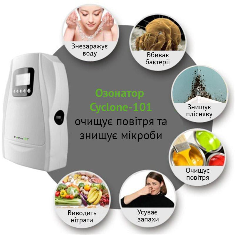 Озонатор повітрям Cyclone-101 з програмованим таймером 500 мг/год (N202) - фото 4