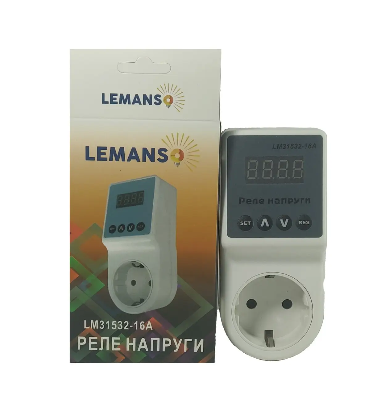 Реле напряжения для розетки Lemanso ЩИТ LM31532-16A 16 А