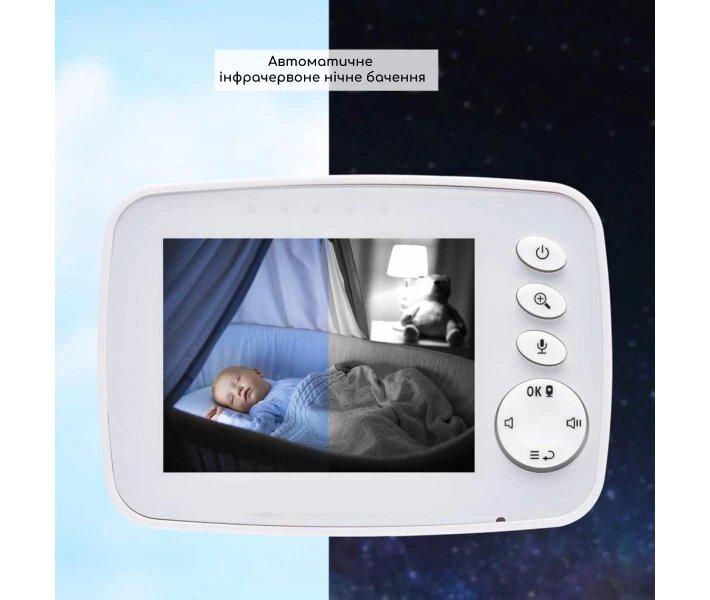 Відеоняня Baby Monitor SM-32 з датчиком звуку /з портативним дисплеєм та вимірюванням температури - фото 6