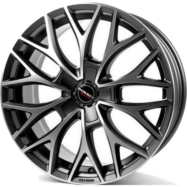 Литые диски Borbet DY 8,5x19 5x112 ET30 DIA66,6 Matt Dark grey polished