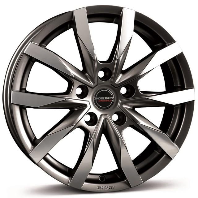 Литые диски Borbet CW5 6,5x16 5x160 ET60 DIA65,1 Mistral anthracite glossy