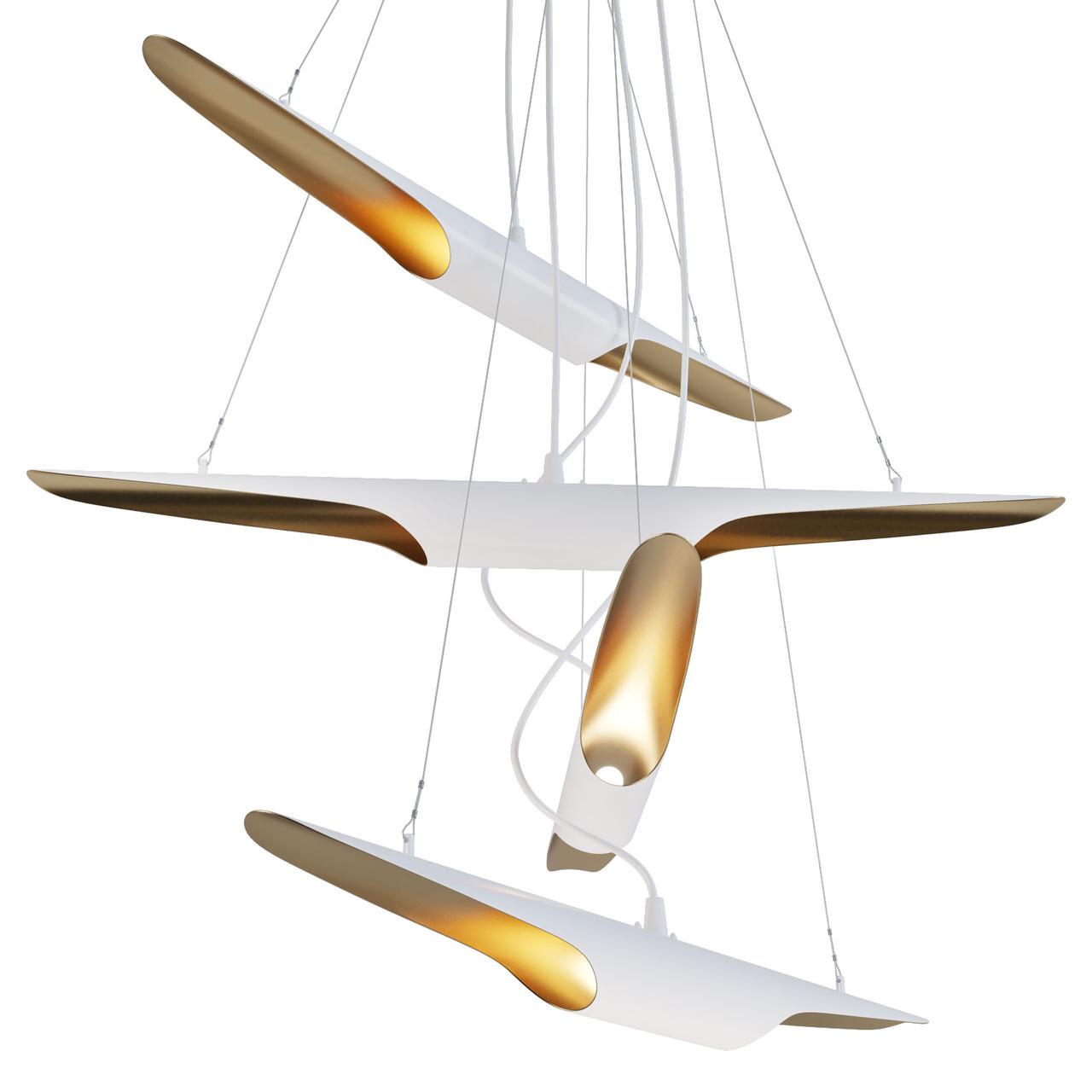 Люстра Pikart Lights P-full 4 26482 Золотой/Белый (1692308507)