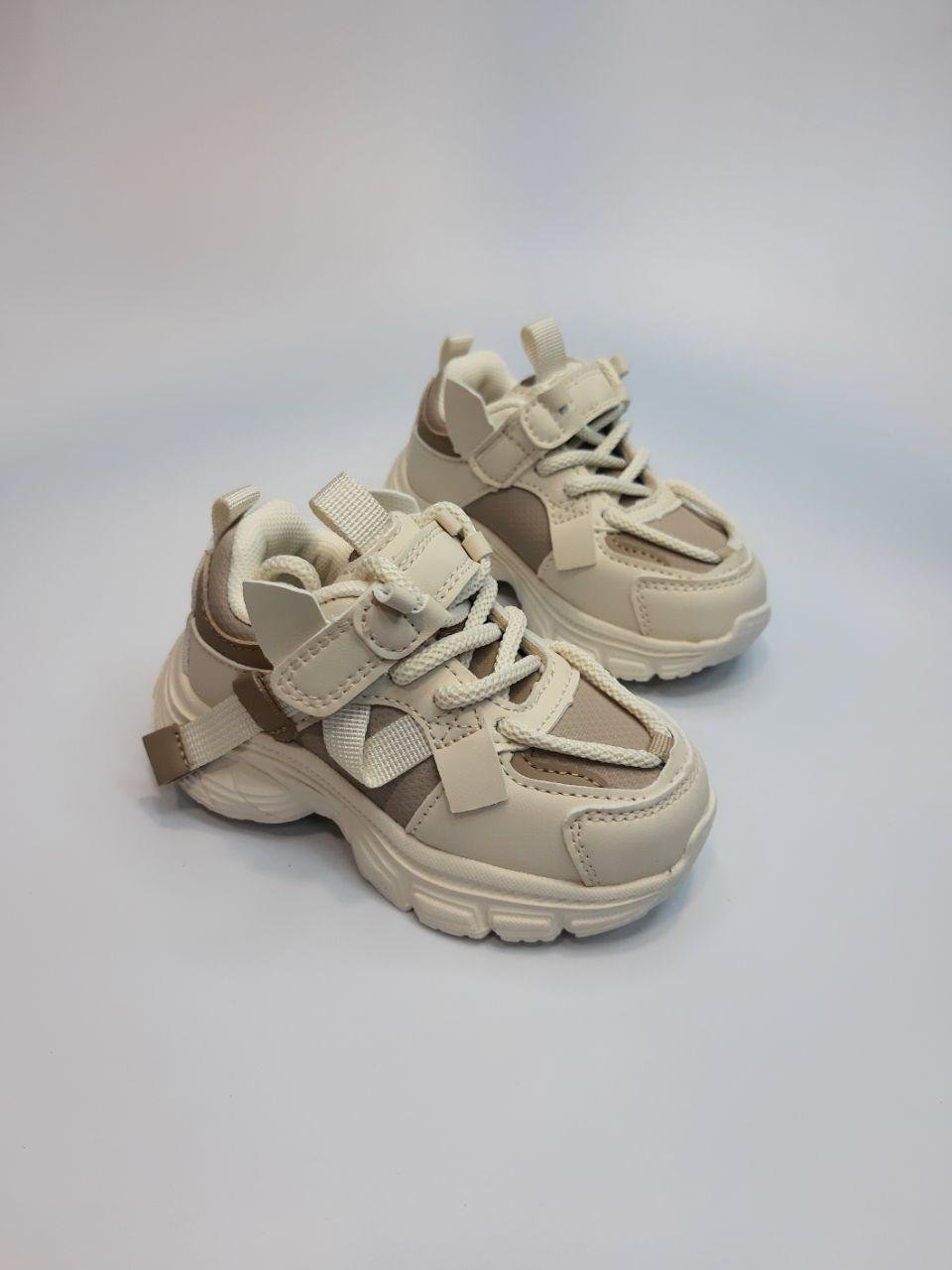 Кроссовки для девочки Clibee р. 23 14 см Бежевый (368 beige)