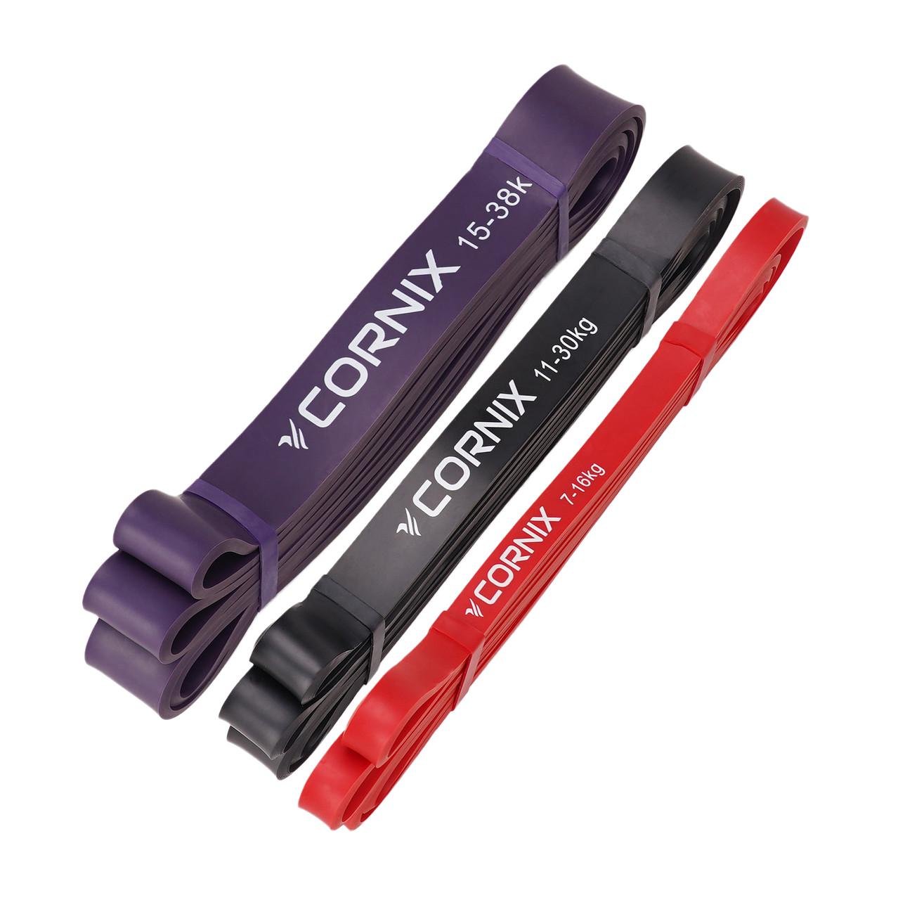 Эспандер-петля для фитнеса и спорта Cornix Power Band 7-38 кг 3 шт. XR-0259 (2375571653)