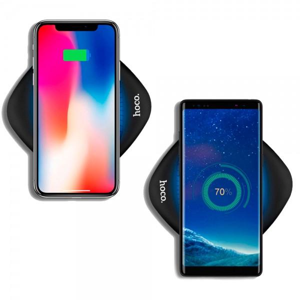 Зарядка бездротова Hoco Elegant Series Wireless Charging Black - фото 3