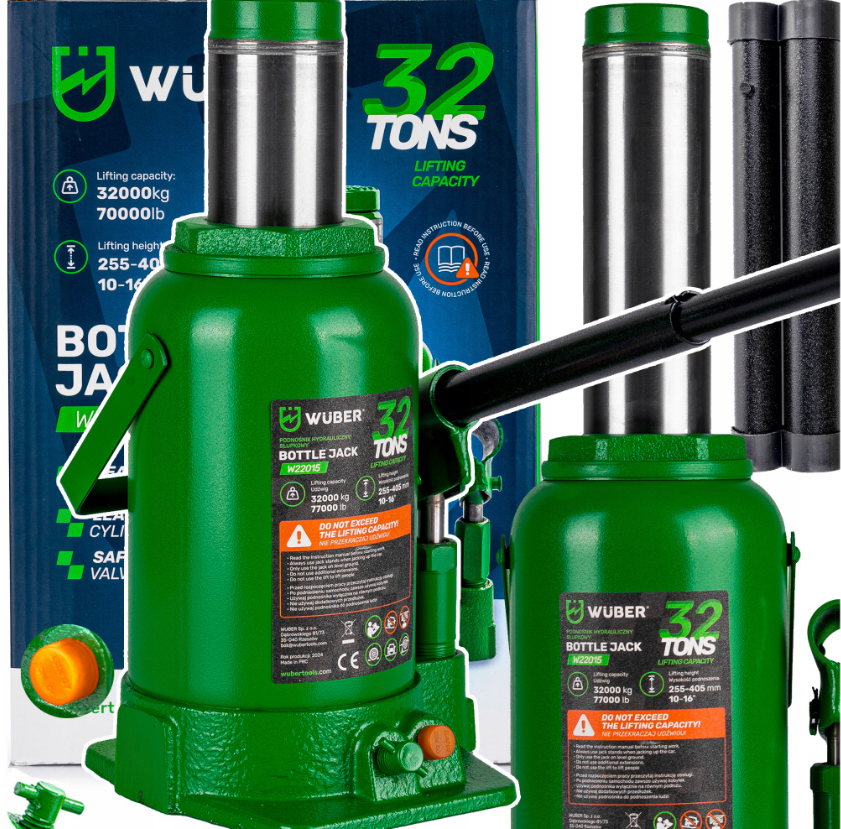 Домкрат гидравлический 32т Wuber (W2201512) Домкрат гидравлический 32т Wuber (W2201512)