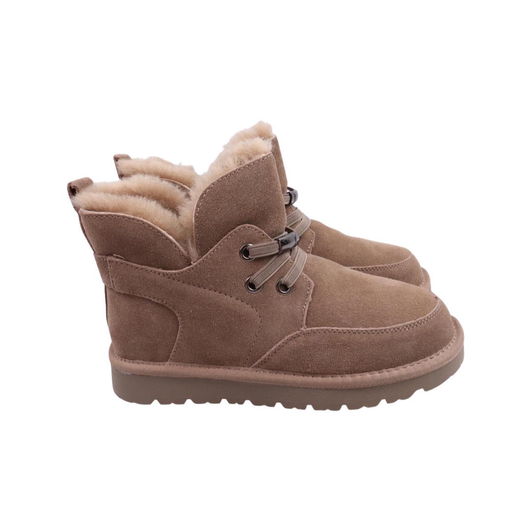 Угги женские Li Fexpert из замши р. 38 Капучино (1052-23ZU)